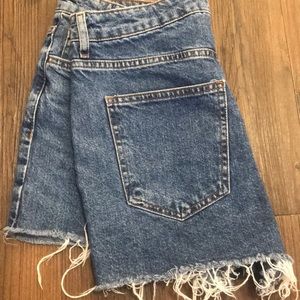 Denim shorts